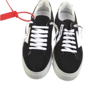 Off white women arrow black white shoes size 9